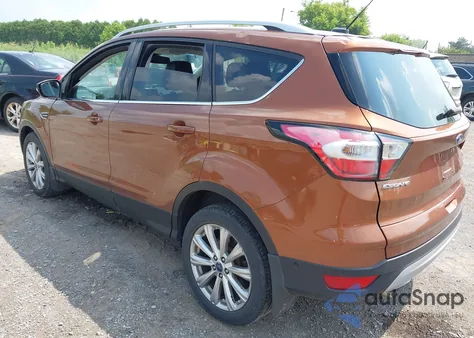 2017 Ford Escape Titanium from USA, damaged, VIN 1FMCU9J98HUD99775